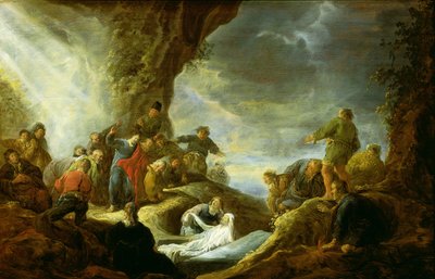 The Raising of Lazarus by Benjamin Gerritsz. Cuyp